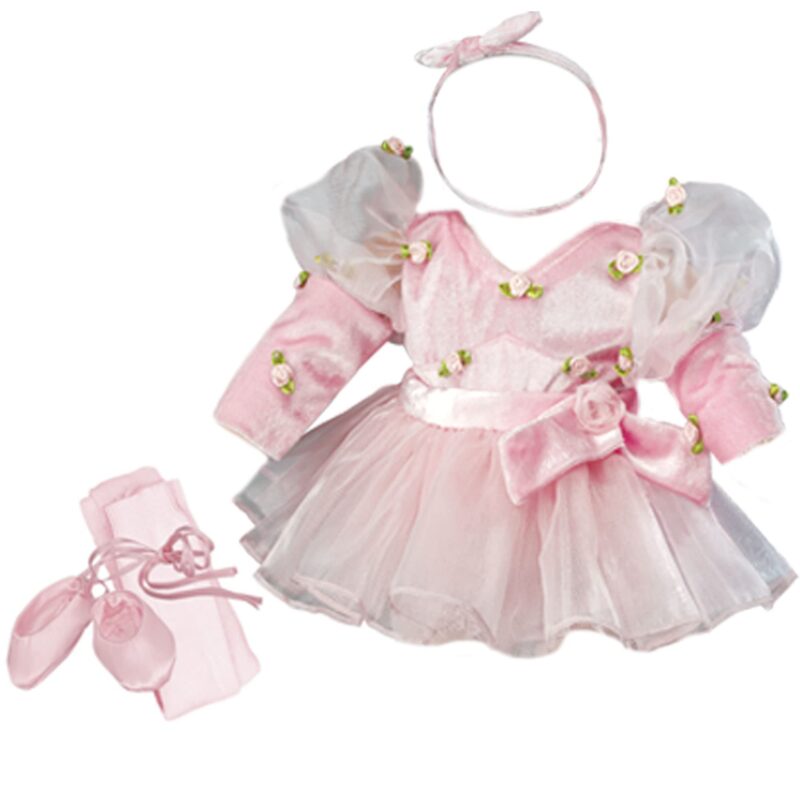 Catalog 3 Sophia's - 18" Doll - Ballet Recital Set, Ballet Slippers & Tights - Light Pink 5 Piece