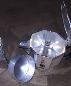 Bialetti - Moka Express: Iconic Stovetop Espresso Maker, Makes Real Italian Coffee, Moka Pot 3 Cups (4.3 Oz - 130 Ml), Aluminium, Silver 3-Cup Aluminum Silver 45 618jNwgNvL