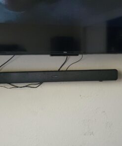 RIOWOIS Sound Bar, Sound Bars for TV, Soundbar, Surround Sound System Home Theater Audio with Wireless Bluetooth 5.0 for PC Gaming, AUX/Opt/Coax Connection, Remote Control Wall Mountable with Subwoofer 17 618kSG4yzpL