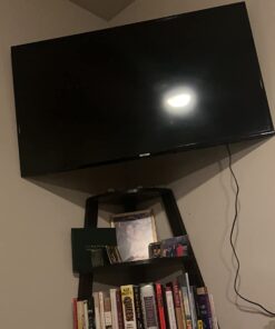 TV Mount, Full Motion TV Wall Mount Swivel Tilt for 26-60 Inch TVs and Monitors up to 70lbs, Single Stud Corner Outdoor Wall Mount TV Bracket Articulating Extension Leveling Max VESA 400X400mm 45 618kYkQK6EL