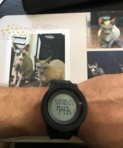 LYMFHCH Men's Digital Sports Watch LED Screen Large Face Electronics Military Watches for Men Waterproof Alarm Stopwatch Back Light Outdoor Army Watch 43 618lMhimRKL