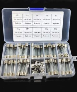 IZTOSS 72pcs 6x30mm Fast-Blow Glass Fuses Quick Blow Car Glass Tube Fuses Assorted Kit Amp 0.5A,1A,2A,3A,5A,10A,15A,20A,30A and 10pcs Fuse seat 72 PCS 9 618lZ3yiRL