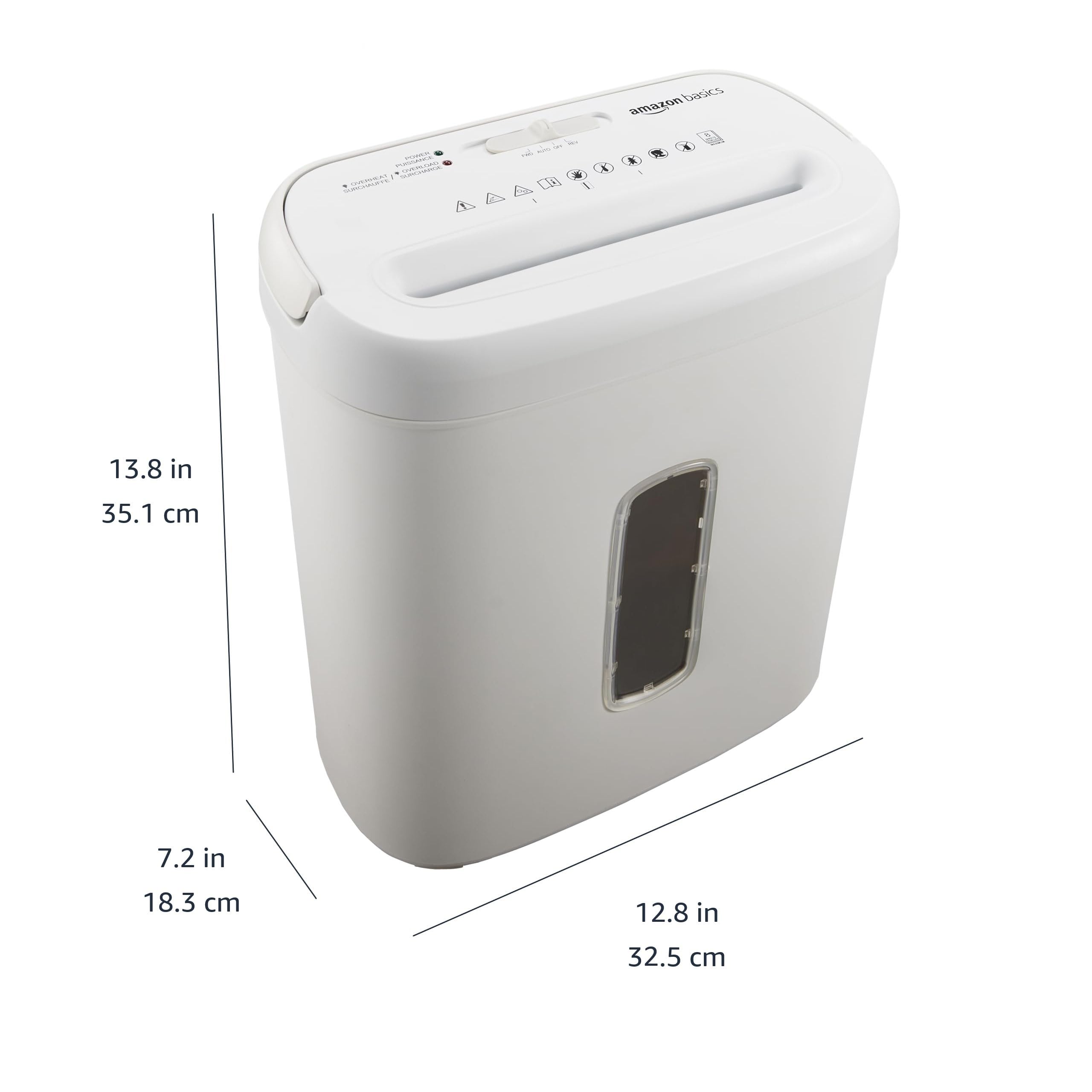 Amazon Basics 8 Sheet Cross Cut Paper Shredder And Credit Card Shredder Amazon Basics 8 Sheet Cross Cut Paper Shredder And Credit Card Shredder