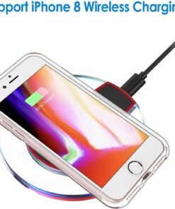 JETech Case for iPhone 8 Plus and iPhone 7 Plus 5.5-Inch, Non-Yellowing Shockproof Phone Bumper Cover, Anti-Scratch Clear Back (Clear) 32 618nq2ZErAS