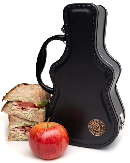 Suck UK Guitar Lunch Box | Kids Snack Box & Bento Box | Tin Lunch Box | Metal Lunch Containers | Kids Snack Container For School Lunch | Sandwich Box For Kids | Sandwich Containers | Toddler Lunch Box