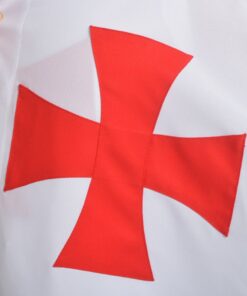 BLESSUME Medieval Templar Knight Cloak White Cape Halloween Costume Robe 13 618pzFjV4sL