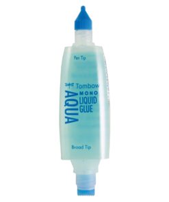 Tombow 52180 MONO Aqua Liquid Glue, 1.69 Ounce, 1-Pack. Dual Tip Dispenser for Precise to Full Coverage Application that Dries Clear Original Version 28 618qjjmCOL