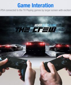 Highwings 4K 60HZ HDMI Cable 6.6FT, 18Gbps High Speed 2.0 Braided Cord-Supports (4K 60Hz HDR,Video 4K 2160p 1080p 3D HDCP 2.2 ARC-Compatible with Ethernet Monitor PS 4/3 HDTV 4K Fire Netflix 6.6 feet Grey 28 618r4GwNlNL