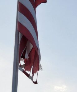 American Flag 5x8 Outdoor by Grace Alley, Embroidered Stars and Sewn Stripes, Heavy Duty, Hand Made and All Weather Fade Resistant - Long Lasting Nylon & Brass Grommets for High Wind Durability, 100% Made in USA 33 618rN8iAHfL