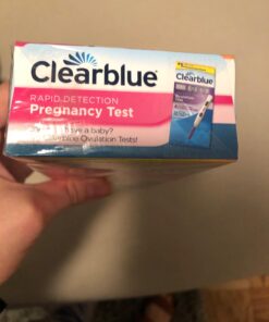 Clearblue Rapid Detection Pregnancy Test, Home Pregnancy Kit, 3 Count 3 Count (Pack of 1) 37 618sKIC8wWL