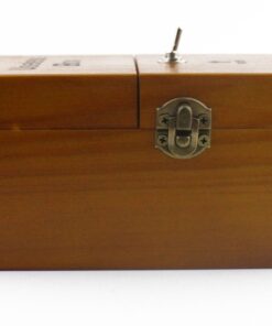 Willcomes Wooden Turns Itself Off Useless Box Leave Me Alone Box Perpetual Machine for Geek Gifts or Desk Toys Brown(logo) 8 618sbGY19gL