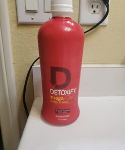 Detoxify Mega Clean Herbal Cleanse – Tropical – 32 oz – Professionally Formulated Herbal Detox Drink – Enhanced with Milk Thistle, Ginseng Root & Guarana Seed – Plus Sticker 32 Fl Oz (Pack of 1) 34 618szBCZ6L