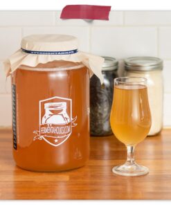 Fermentaholics USDA Certified Organic Kombucha Tea Blend 4 oz | Makes 11 Gallons | Kosher Certified | Organic Black and Green Tea Blend | Loose Leaf 4 Fl Oz (Pack of 1) 20 618tQIkW cL