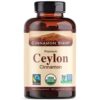 Organic Ceylon Cinnamon (100% Certified) Supplement, 180 Capsules, 3 Month Supply by Ceylon Cinnamon Shop 36 618tzt25oKL