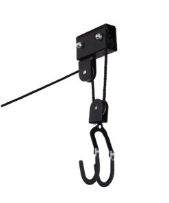 Kayak Storage Hoist - Overhead Pulley System with 125lb Capacity for Canoes, Bikes, Ladders, and More - For up to 12-Foot Ceilings by Rad Sportz 1 Traditional 36 618uM5S5hsL