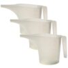 Norpro Plastic Measuring Funnel Pitcher, 2 Cup Capacity (Pack of 3) 18 619 Q6ij3wL