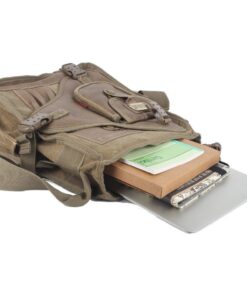 Innturt Men's Canvas Shoulder Bag Messenger Day Pack Army Green 11 6190iaGtUeL