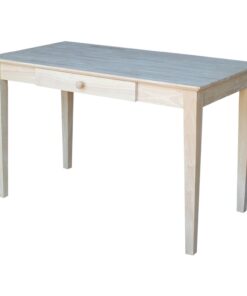 International Concepts Basic Desk with Drawer, Unfinished 41 6191PgfB51L