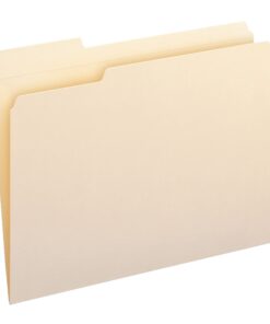 Smead File Folder, Reinforced 1/3-Cut Tab, Left Position, Letter Size, Manila, 100 per Box (10335) 1/3 Cut, Left Position 15 61924W8SvgS