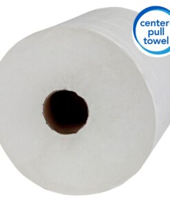 Scott® Essential Roll Control Center Pull Paper Towels (01032) with Fast-Drying Absorbency Pockets, Perforated Full-Sized Hand Paper Towels, White (6 Rolls per Case, 4,200 Sheets Total) 9 61933yULlkL