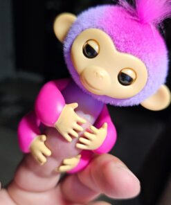 Fingerlings 2023 NEW Interactive Baby Monkey Reacts to Touch – 70+ Sounds & Reactions – Charli (Purple) Purple 25 6194md3EK9L