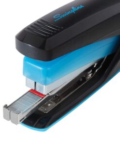 Swingline Stapler, Quick Touch Reduced Effort Stapling, Full Strip, 20 Sheets, Black/Blue (S7064506) 15 6197mEmcJFL