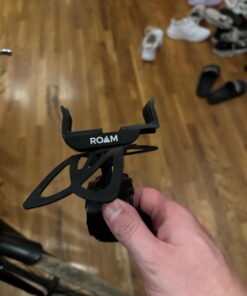 Roam Bike Phone Mount - Motorcycle Phone Mount- 360° Rotation with Universal Handlebar Fit for Bikes, Motorcycles, Scooters, Strollers - Mount Compatible w/All iPhone & Android Phones 4.5" to 6.7" Matte Black 29 6199 YyjFSL