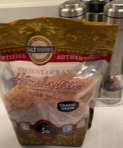 SaltWorks Ancient Ocean Himalayan Pink Salt, Coarse Grain, 5 Pound Bag 5 Pound (Pack of 1) 33 6199nCrYORL