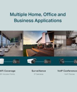 TP-LINK 802.3af Gigabit PoE Injector | Convert Non-PoE to PoE Adapter | Auto Detects the Required Power, up to 15.4W | Plug & Play | Distance Up to 100 meters (328 ft.) | Black (TL-PoE150S) 24 619A05XLTRL