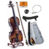 SKY 4/4 Full Size SKYVN201 Solid Maple Wood Violin with High Quality Lightweight Case, Brazilwood Bow, String, Rosin and Mute 46 619C5OcxHZL