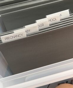 Amazon Basics Hanging File Folders, Letter Size, Gray, 25-Pack 21 619D9usrVQL