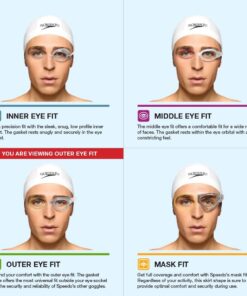 Speedo Unisex-Adult Swim Goggles Hydrospex Classic Clear 32 619DgXLDmQL