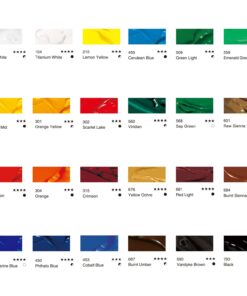 Alternative view of PHOENIX Acrylic Paint Set, 24x12ml Tubes, Non-toxic Craft Christmas Color Paints for Canvas, Wood, Ceramic, Great Value Painting Supplies for Adults Kids & Beginners studio grade 0.4 fl oz (pack of 24)