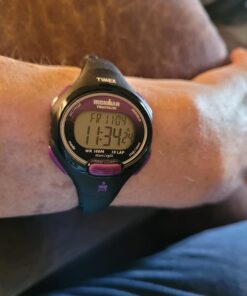 Timex Women's Ironman Essential 34mm Watch Black/Purple 26 619E8hbCIsL