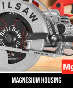 SKILSAW SPT77WML-01 15-Amp 7-1/4-Inch Lightweight Worm Drive Circular Saw , Silver Corded Worm Drive Circular Saw 17 619FKMs9J L