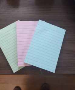 Amazon Basics Lined Sticky Notes, 4 x 6-Inch, Assorted Colors, 5-Pack 31 619Fjj4riL