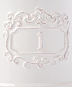 Mud Pie Kitchen Canister (Set of 3), White Set of 3 29 619GY3ZeO9L