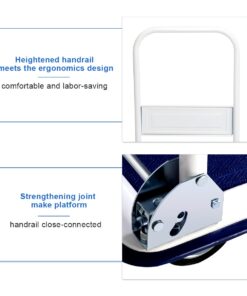 Giantex 10 Costway Platform Cart Dolly Folding Foldable Moving Warehouse Push Hand Truck, 330lbs Weight Capacity, Blue 16 619IL6Pl6lL
