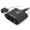 IOGEAR USB 2.0 4x4 Peripheral Switching Hub - 4 PC Share To 4 USB Devices - Up To 480Mbps - Mobile Devices Charging - Mouse/Keyboard - Printer - Scanner - EX HD & More-LED Indicators w/Remote - GUS404 19 619IabkT6jL