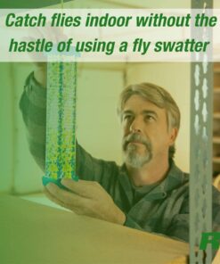 RESCUE! Fly TrapStik – Indoor Hanging Fly Trap Green 19 619IiYapUVL