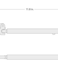 TEKTON 10 to 17 Inch Telescoping Basin Wrench (7/8 - 2-1/2 in.) | WRN92004 7/8 - 2-1/2 in. 13 619IwtKohEL