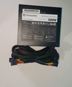 Thermaltake Smart 500W 80+ White Certified PSU, Continuous Power with 120mm Ultra Quiet Cooling Fan, ATX 12V V2.3/EPS 12V Active PFC Power Supply PS-SPD-0500NPCWUS-W 80 + White 56 619J2rloJ3L