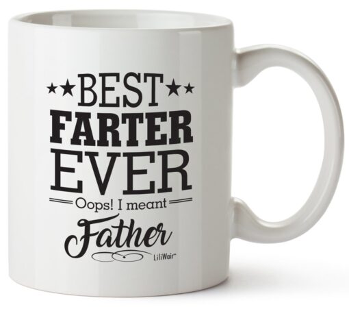 LiliWair Christmas Gifts For Dad From Daughter Son Kids, Dad Gifts Coffee Mug, Best Cool Happy Funny Fathers Day Birthday Coffee Mugs For Father, Daddy Stepdad Stepfather Step Dads Presents Cup 1 11 Oz Black