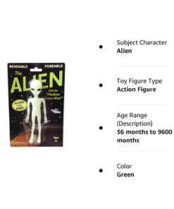 NJ Croce Alien Glow-in-The-Dark Bendable 22 619KvJx8 bL