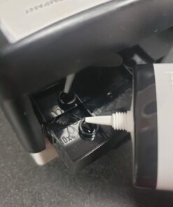 Self Inking Stamp Refill Ink - 2 oz. - Black Ink 19 619L6f KZL