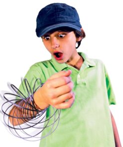 Geospace GeoFlux Mesmerizing 3-D Kinetic Sculpture & Interactive Spring Toy; Chrome 6 619NUnnnL9L