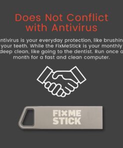 FixMeStick Computer Virus Removal Stick for Apple Macs - Unlimited Use on Up to 3 Apple Laptops or Desktops for 1 Year - Works with Your Antivirus 13 619OGLhwQJL