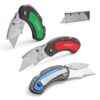 WORKPRO Folding Utility Knife Set Quick Change Blade, Back-lock Mechanism 3-piece with 10-piece Extra Blades 58 619Oi2CsENL