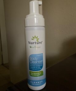 Nurture Rinse Free Foaming Cleanser | Waterless Shower & Bath Wash w/Aloe for Sensitive Dry Skin for Women, Camping, Elderly & Hospital Patients | Perineal Cleansing Foam, Hand & Body Soap (3 Count) 8.5 Fl Oz (Pack of 3) 34 619R1Hf5beL