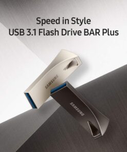 Samsung BAR Plus 32GB - 200MB/s USB 3.1 Flash Drive Titan Gray (MUF-32BE4/AM) 26 619RFORpeL